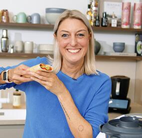 🌯🥗 Caesar-Salad-Wraps in 15 Min. – Eiweißreich & super frisch!